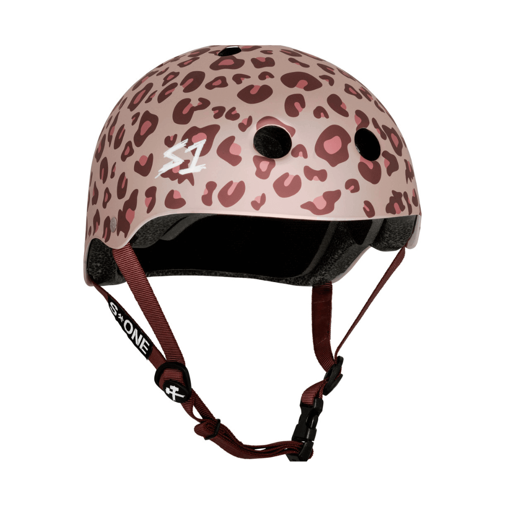 S1 Lifer Pink Posse Cheetah Helmet |SAFETY GEAR |$89.99 |TSP The Shop | S1 Lifer Pink Posse Cheetah Helmet | The Shop Pro Scooter Lab
