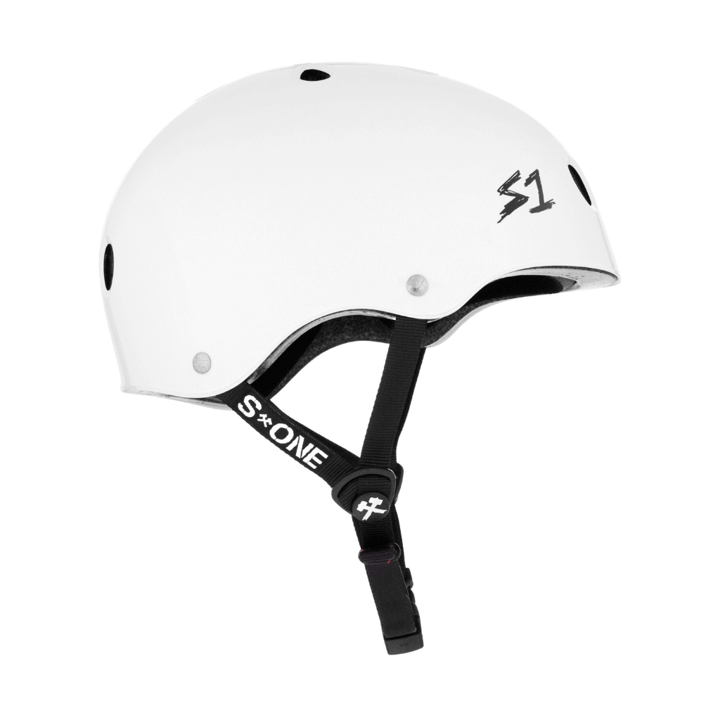 S1 Lifer White Gloss Helmet |SAFETY GEAR |$79.99 |TSP The Shop | S1 Lifer White Gloss Helmet | The Shop Pro Scooter Lab
