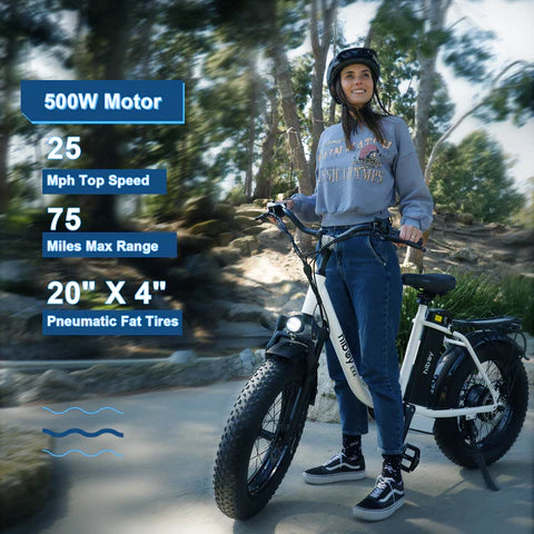 Hiboy EX6 Step-thru Fat Tire Electric Bike