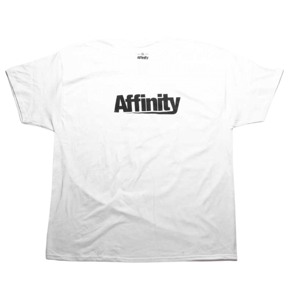 Affinity Basic White T Shirt |Shirts |$49.99 |TSP The Shop | Affinity Basic White T Shirt | The Shop Pro Scooter Lab