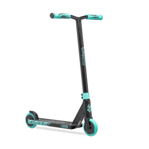 Lucky COMPLETE SCOOTERS Black/Teal Lucky Recruit Mini 17" Complete Scooter