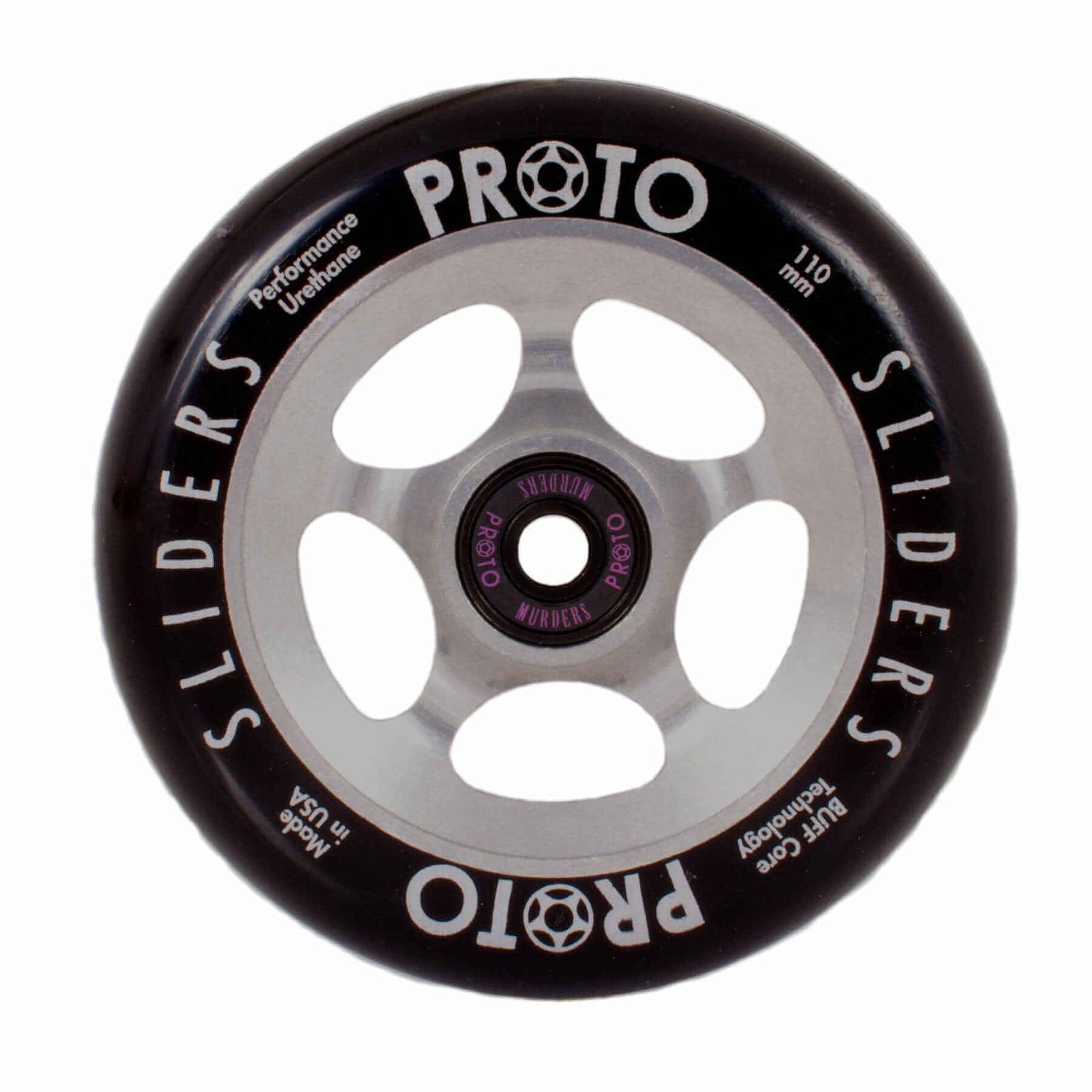 PROTO Classics Raw Sliders 110mm Black on Raw |WHEELS |$84.95 |TSP The Shop | PROTO Classics Raw Sliders 110mm Black on Raw