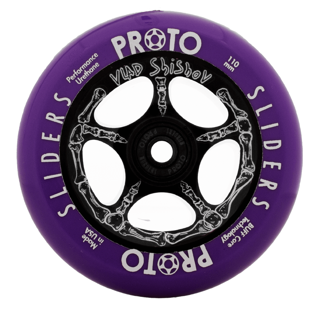 PROTO "Koshchey" 110mm (Vlad Shishov Signature) Wheels |WHEELS |$89.95 |TSP The Shop | Proto "Koshchey" Sliders Wheels | Pro Scooter Lab