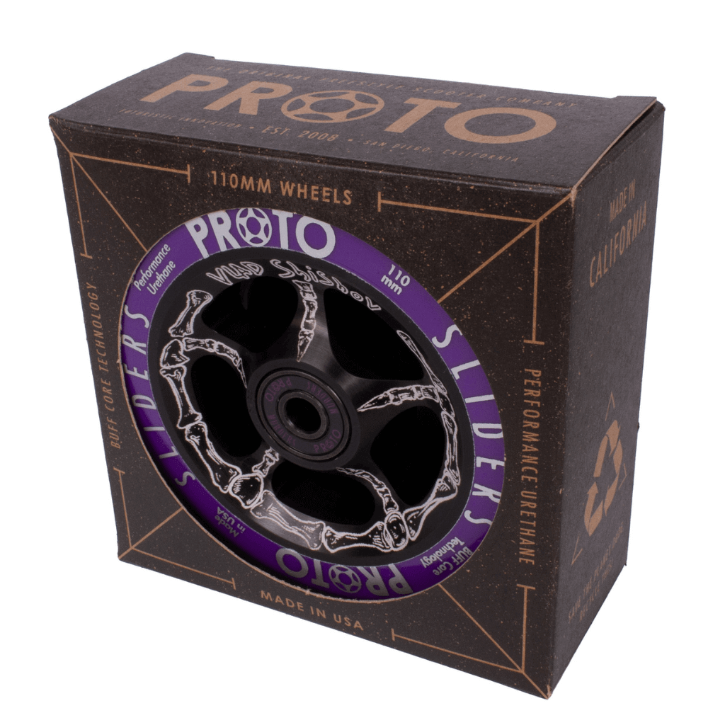 PROTO "Koshchey" 110mm (Vlad Shishov Signature) Wheels |WHEELS |$89.95 |TSP The Shop | Proto "Koshchey" Sliders Wheels | Pro Scooter Lab