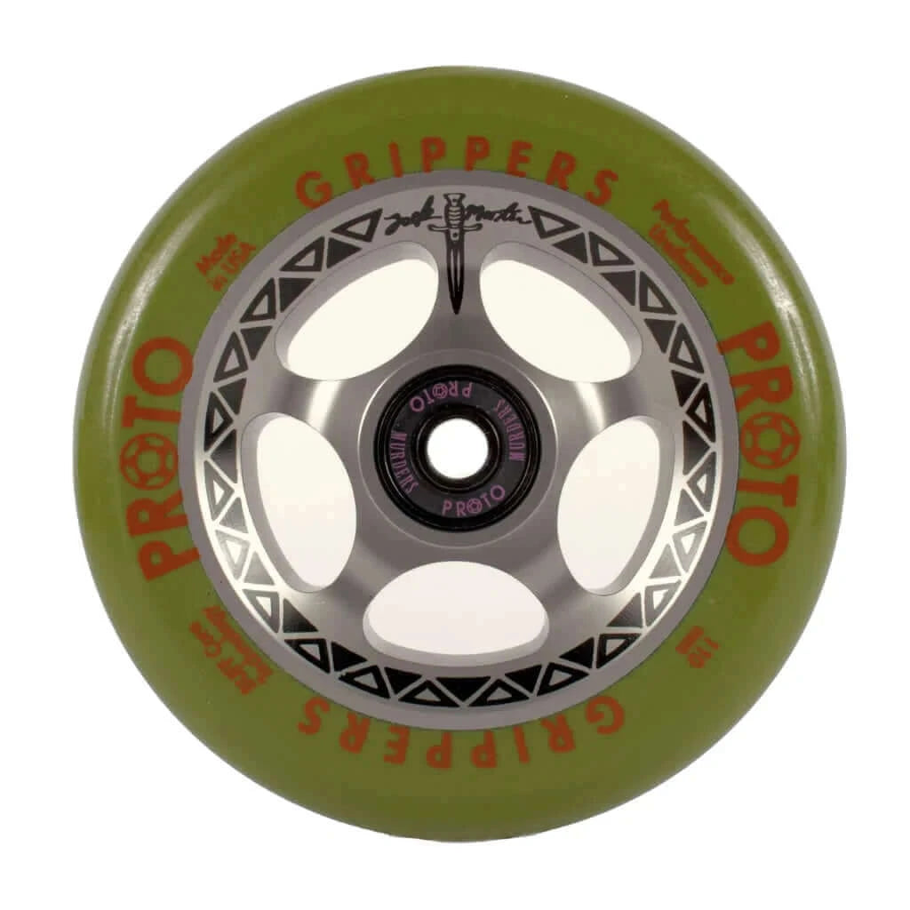 PROTO – “Tracker” Grippers 110mm (Zack Martin Signature) Wheels |WHEELS |$89.95 |TSP The Shop | PROTO – “Tracker” Grippers 110mm Wheels | Pro Scooter Wheels