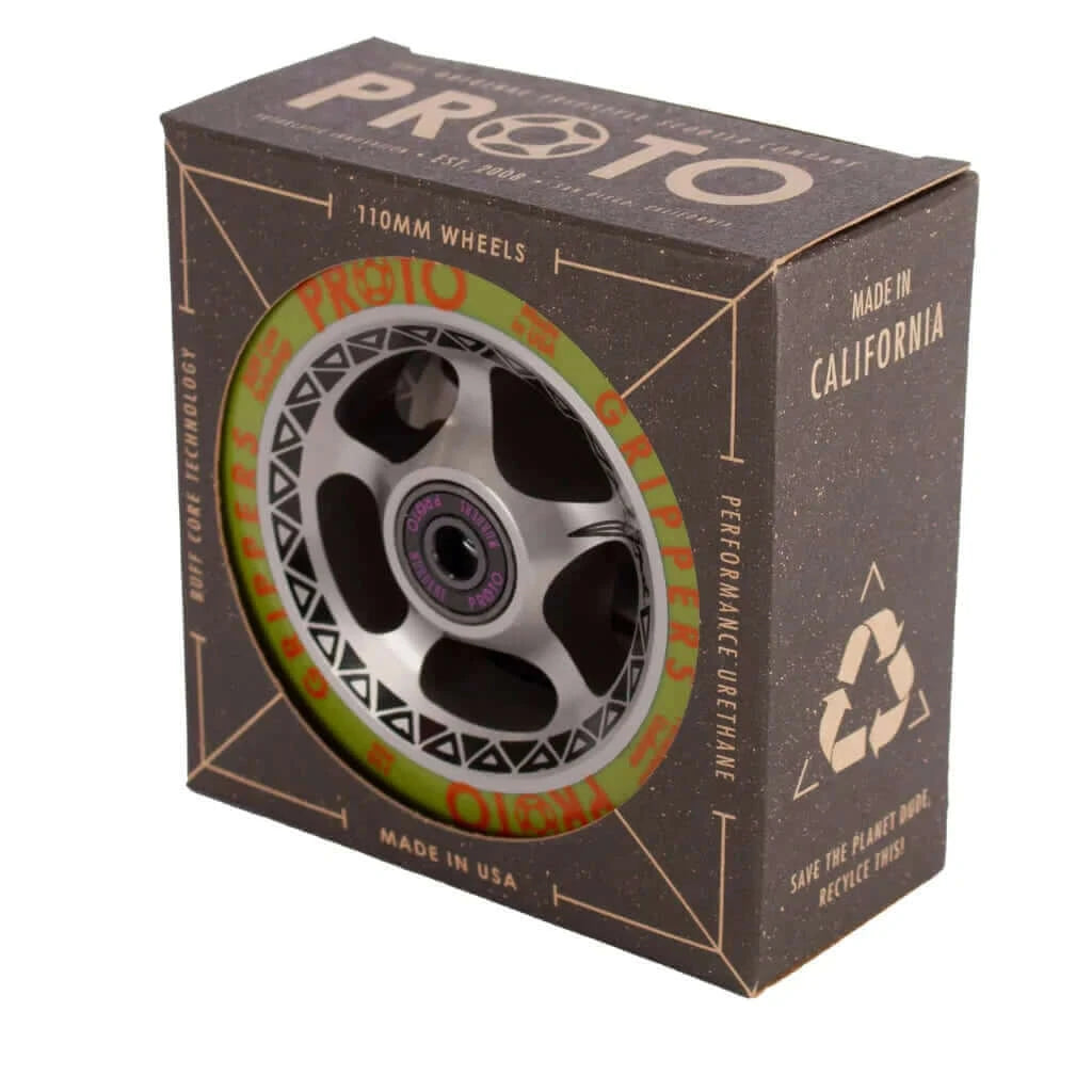 PROTO – “Tracker” Grippers 110mm (Zack Martin Signature) Wheels |WHEELS |$89.95 |TSP The Shop | PROTO – “Tracker” Grippers 110mm Wheels | Pro Scooter Wheels