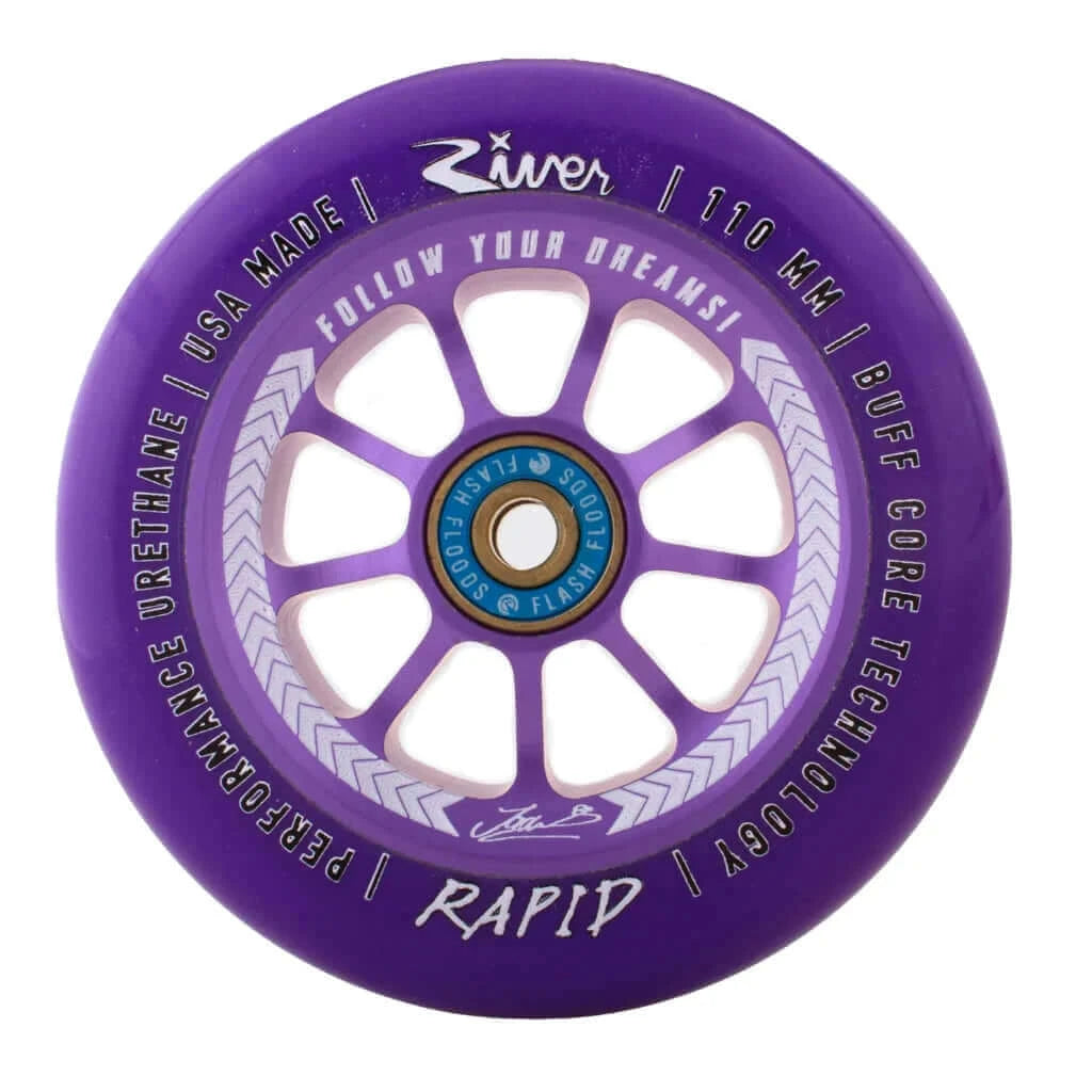 River Wheel Co – “Dream Catcher” Rapids 110mm (Jordan Clark Signature) |WHEELS |$94.95 |TSP The Shop | River Wheel Co “Dream Catcher” Rapids 110mm| Pro Scooter Wheels