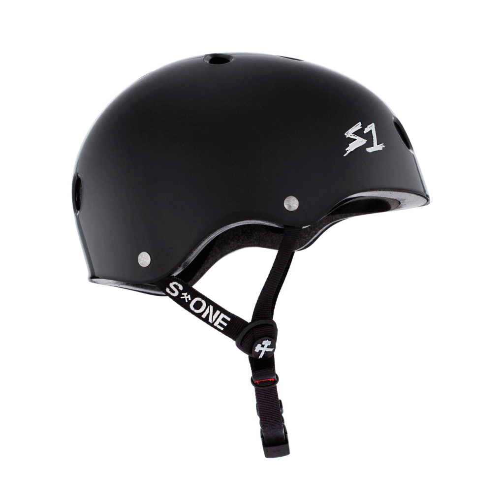 S1 Lifer Black Gloss Helmet |SAFETY GEAR |$79.99 |TSP The Shop | S1 Lifer Black Gloss Helmet | The Shop Pro Scooter Lab