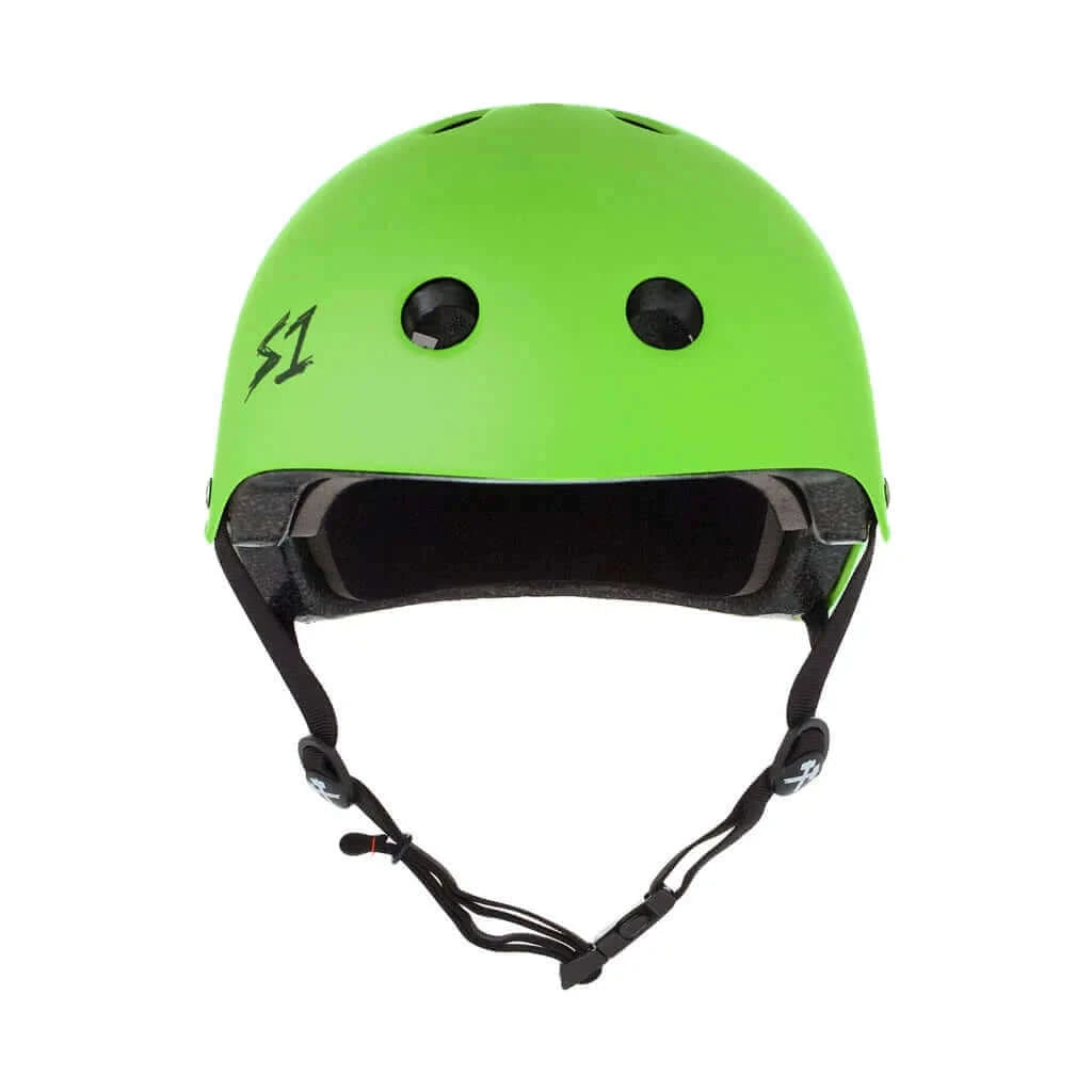 S1 Lifer Bright Matte Green Helmet |SAFETY GEAR |$79.99 |TSP The Shop | S1 Lifer Bright Matte Green Helmet | The Shop Pro Scooter Lab