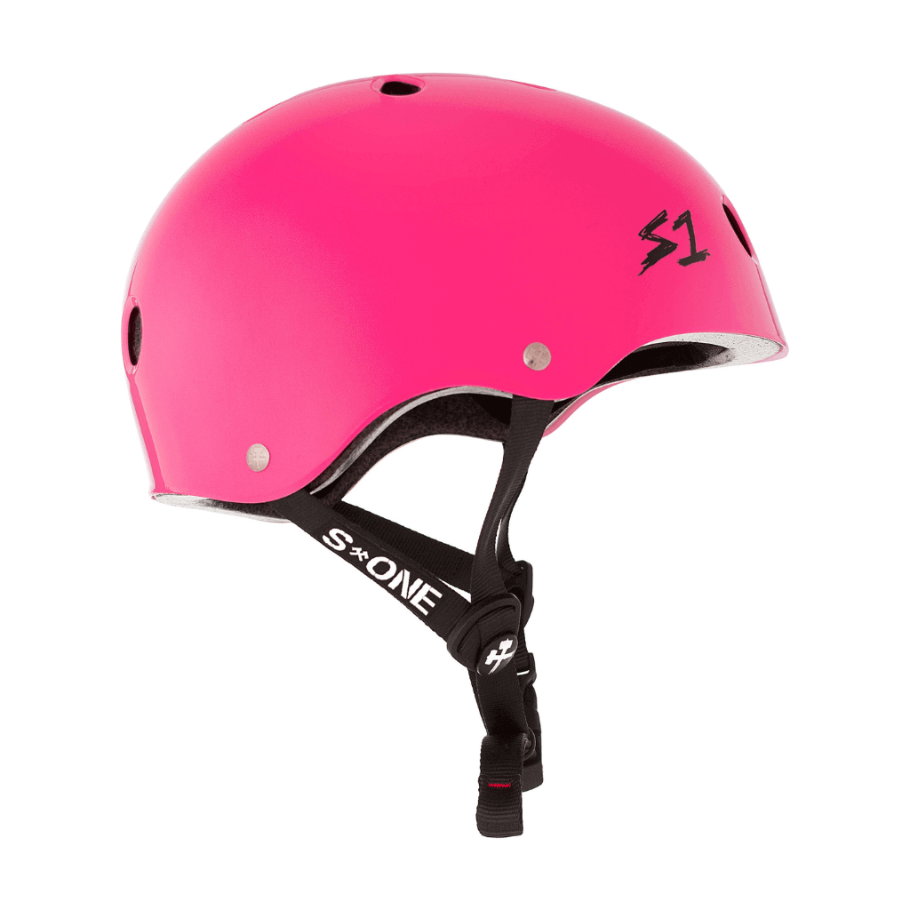S1 Lifer Gloss Hot Pink Helmet |SAFETY GEAR |$79.99 |TSP The Shop | S1 Lifer Gloss Hot Pink Helmet | The Shop Pro Scooter Lab