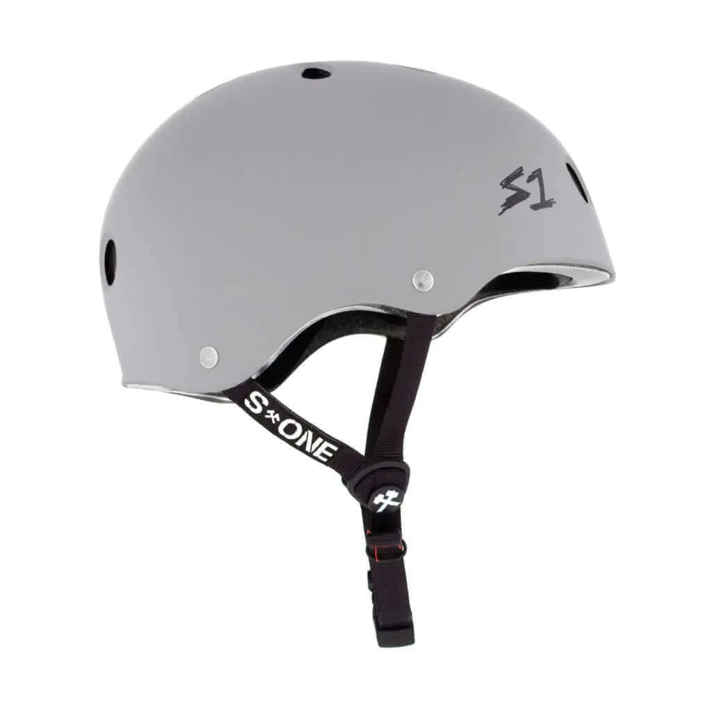 S1 Lifer Light Matte Grey Helmet |SAFETY GEAR |$79.99 |TSP The Shop | S1 Lifer Cool Matte Grey Helmet | The Shop Pro Scooter Lab