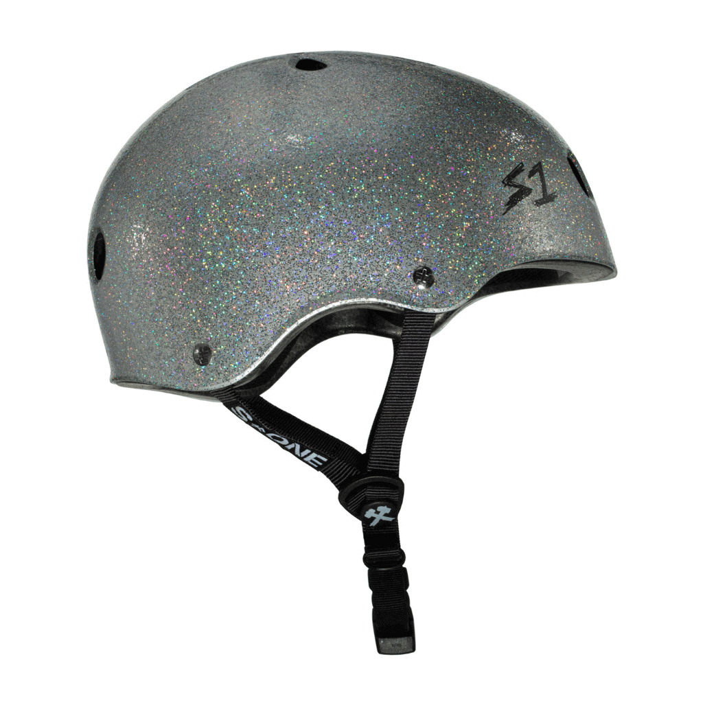 S1 SAFETY GEAR S1 Lifer Silver Glitter Gloss Helmet