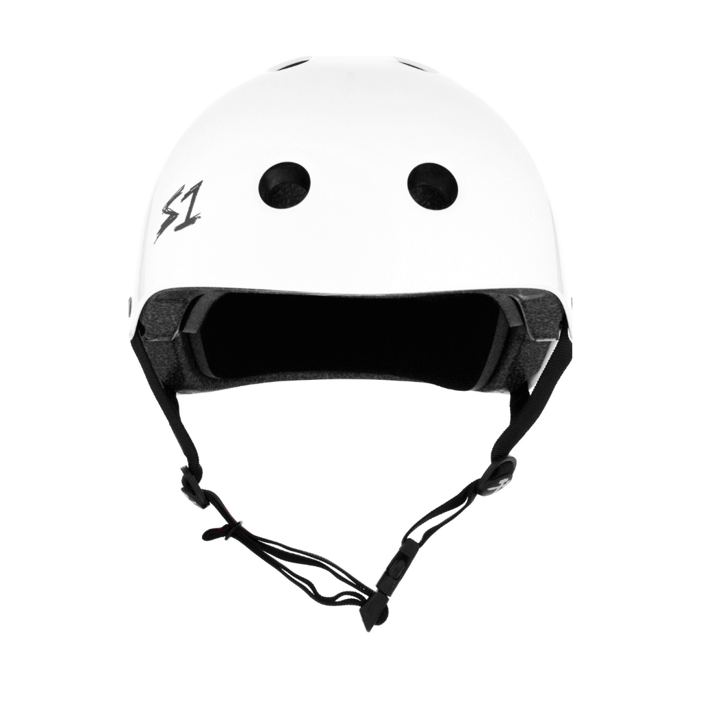 S1 Lifer White Gloss Helmet |SAFETY GEAR |$79.99 |TSP The Shop | S1 Lifer White Gloss Helmet | The Shop Pro Scooter Lab