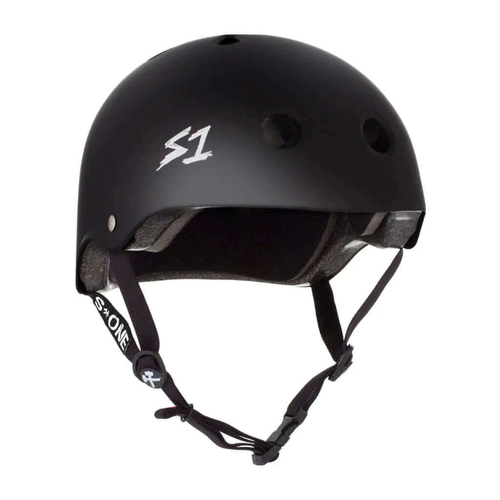 S1 Lifer Matte Black Helmet |SAFETY GEAR |$79.99 |TSP The Shop | S1 Lifer Gloss BlackHelmet | The Shop Pro Scooter Lab
