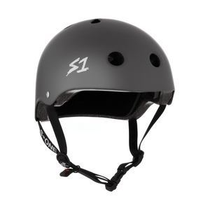 S1 Lifer Dark Matte Grey Helmet |SAFETY GEAR |$79.99 |TSP The Shop | S1 Lifer Cool Matte Grey Helmet | The Shop Pro Scooter Lab