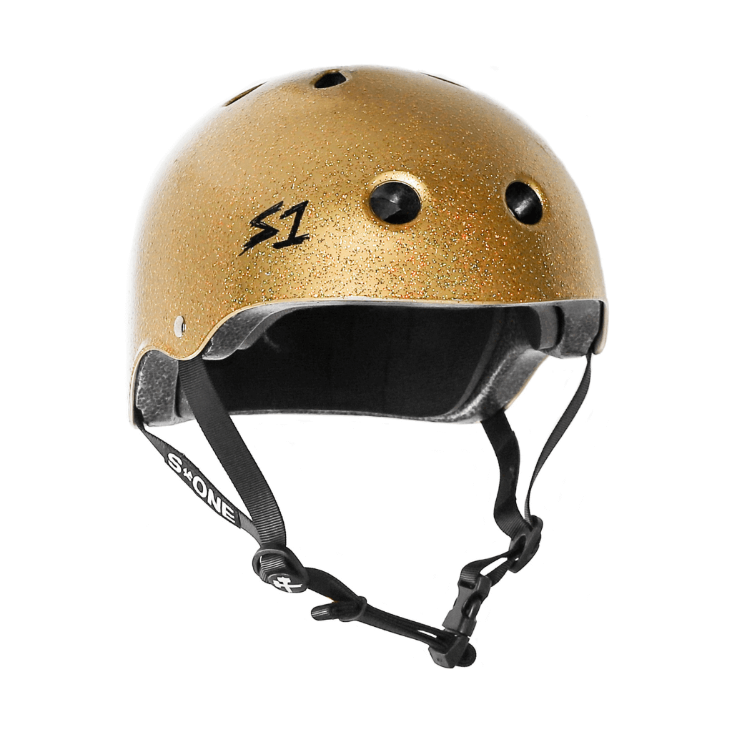 S1 Lifer Gloss Gold Glitter |SAFETY GEAR |$89.99 |TSP The Shop | S1 Lifer Gloss Gold Glitter | The Shop Pro Scooter Lab