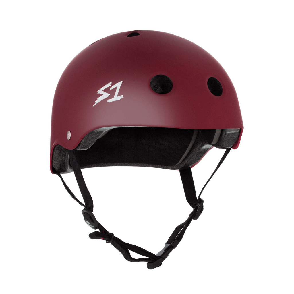 S1 Lifer Matte Maroon Helmet |SAFETY GEAR |$79.99 |TSP The Shop | S1 Lifer Matte Maroon Helmet | The Shop Pro Scooter Lab