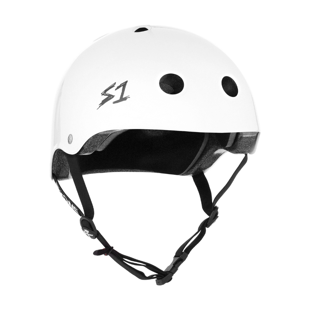 S1 Lifer White Gloss Helmet |SAFETY GEAR |$79.99 |TSP The Shop | S1 Lifer White Gloss Helmet | The Shop Pro Scooter Lab