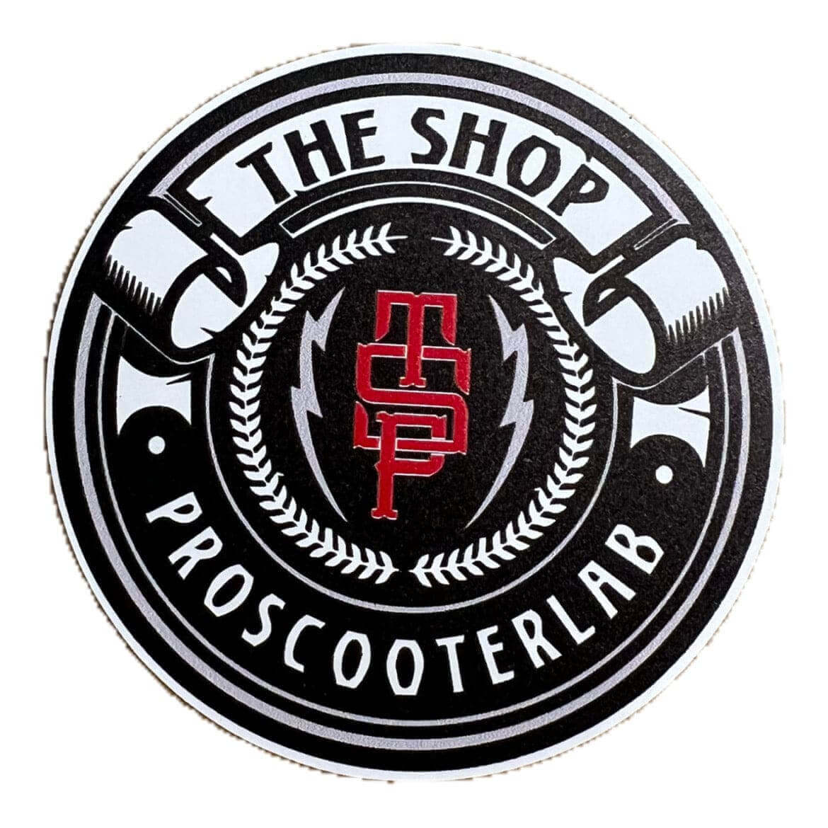 The Shop Pro Scooterlab Sticker |STICKERS |$2.25 |TSP The Shop | The Shop Proscooterlab Sticker